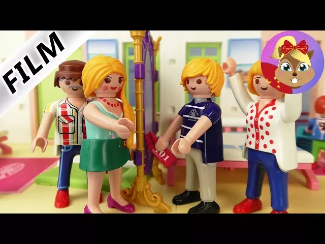 摩比游戏 playmobil 小电影 小尤汉娜一家出门度假 哦,和别人一起住一间房间?